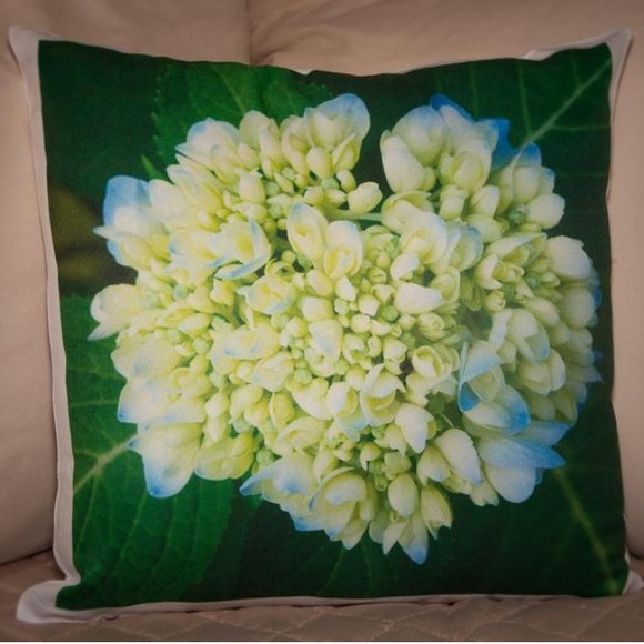 Limited Edition 16”x16” Hydrangea Pillow Cover - Picture 1 of 5